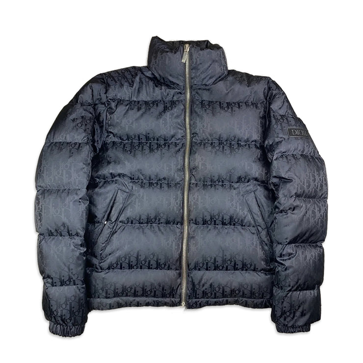 Dior Oblique Navy Down Jacket