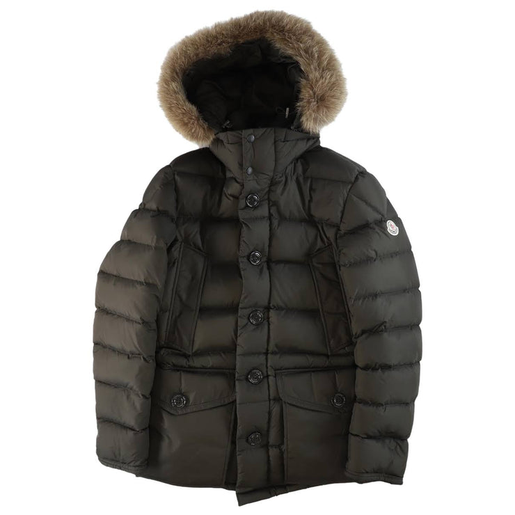 Moncler Cluny Long Down Jacket ‘Khaki’